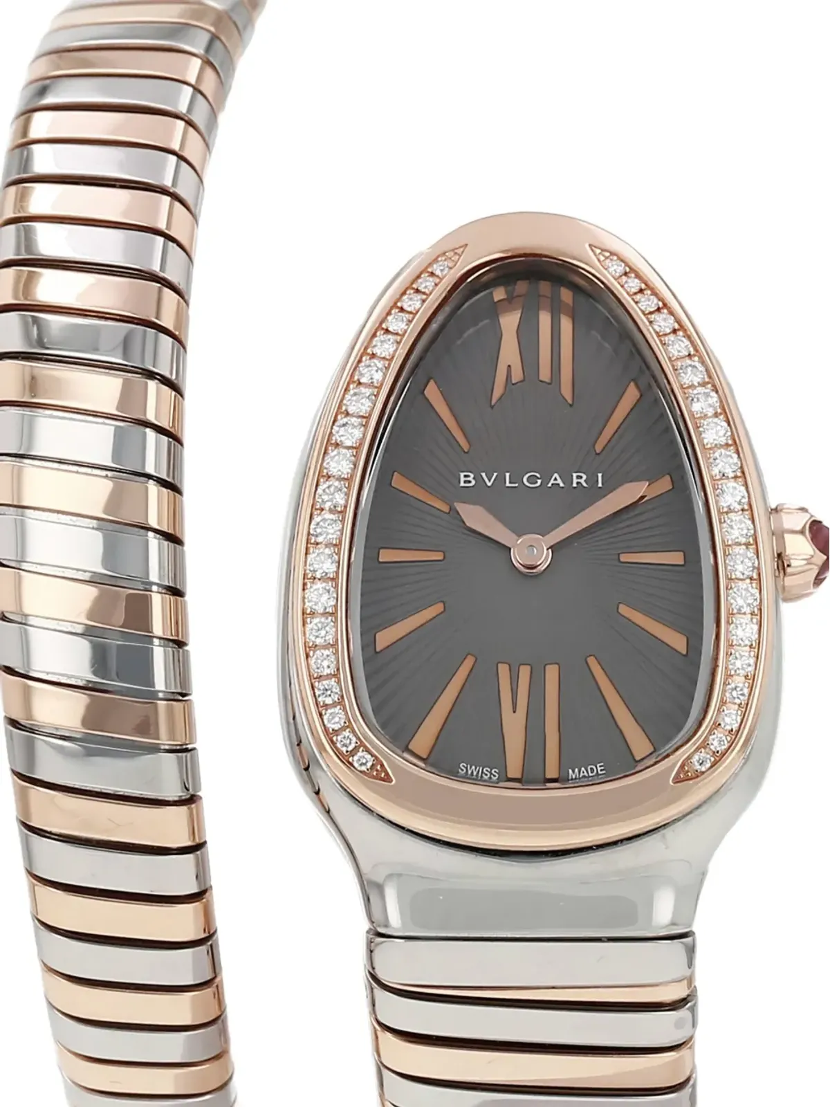Bvlgari Pre-Owned 2000 Serpenti watch - Grey - 画像2