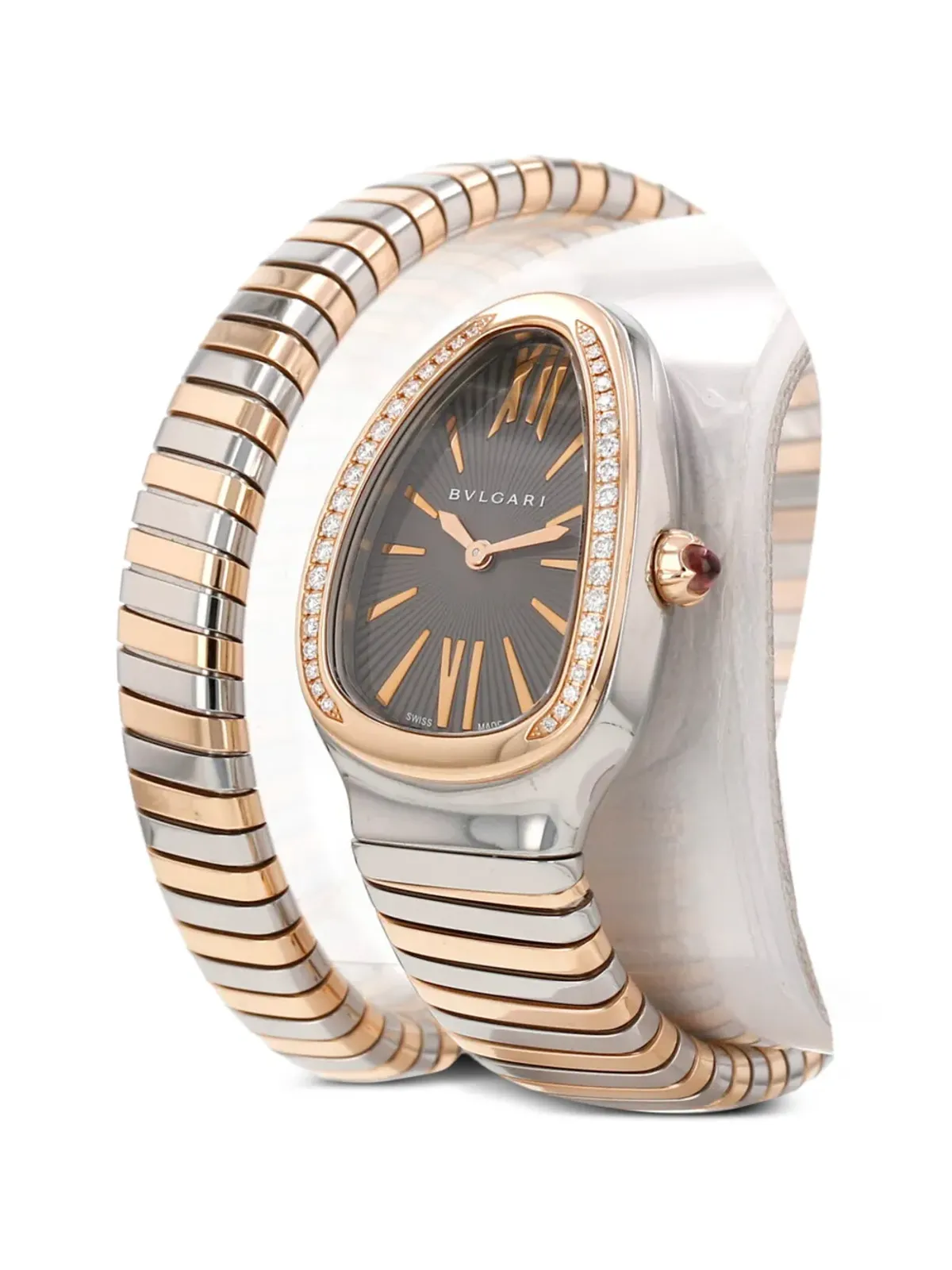 Bvlgari Pre-Owned 2000 Serpenti watch - Grey - 画像3