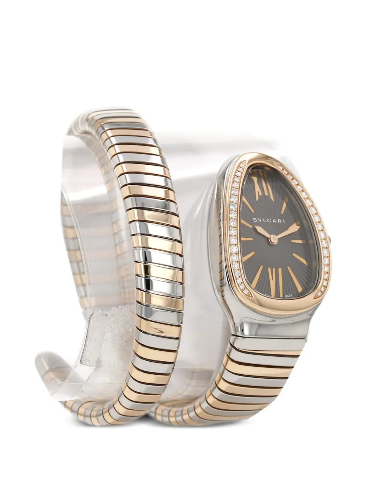 Bvlgari Pre-Owned 2000 Serpenti watch - Grey - 画像4