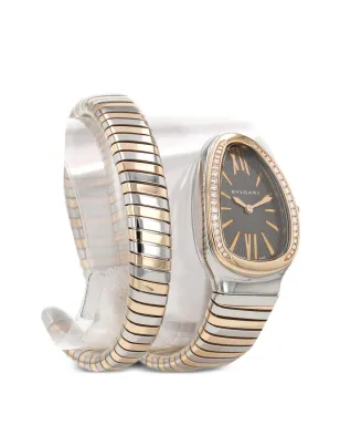 Bvlgari Pre-Owned 2000 Serpenti watch - Grey - サムネイル4