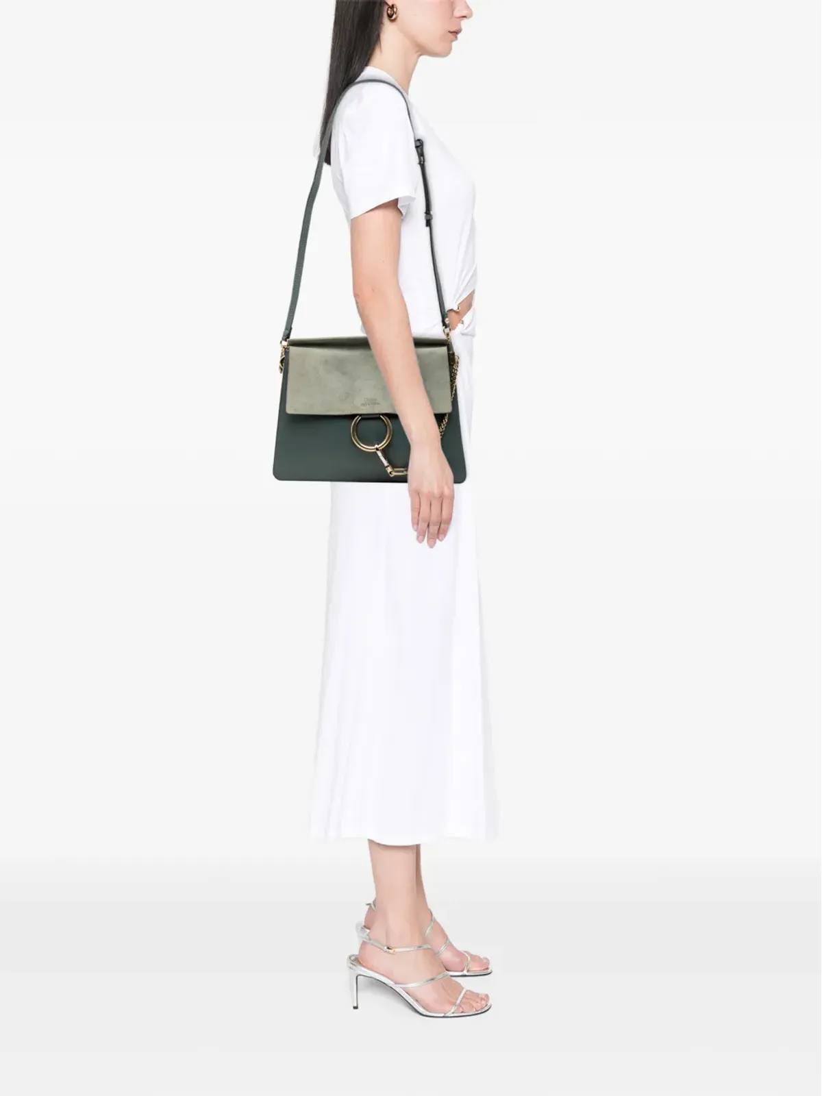 Chloé Vintage Faye クロスボディバッグ ブルー - 画像2