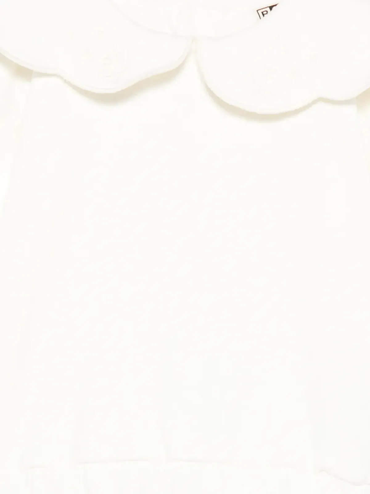 Bonton Martine embroidered-collar top - 画像3