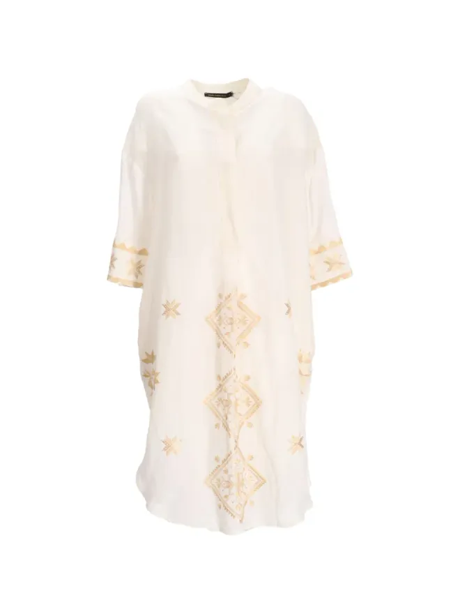 GREEK ARCHAIC KORI GREEK ARCHAIC KORI 刺繍ディテールのドレスの商品画像