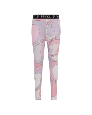 PUCCI Junior プリントロゴ ウエストバンドパンツ - サムネイル1