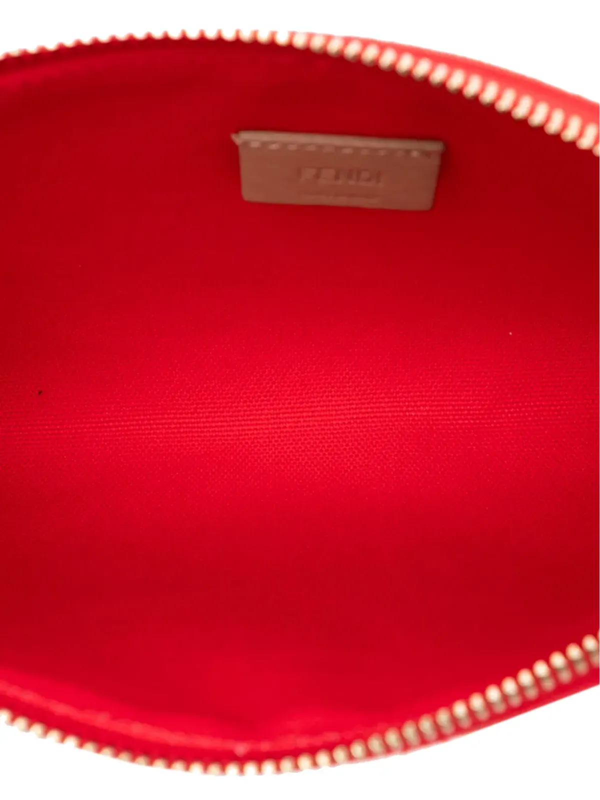 Fendi ビンテージ Zucca Embroidered Canvas Zip Pouch クラッチバッグ - 画像5