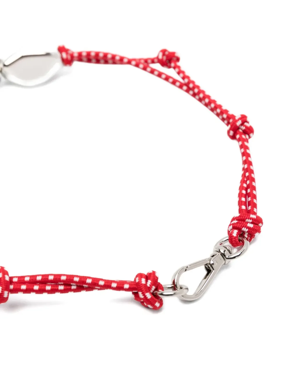 Plan C beaded necklace - Silver - 画像3