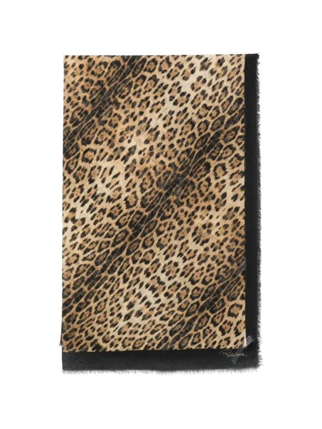 Roberto Cavalli Roberto Cavalli ヒョウ柄スカーフの商品画像