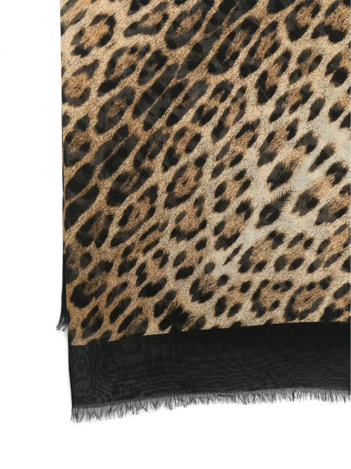 Roberto Cavalli ヒョウ柄スカーフ - 画像3