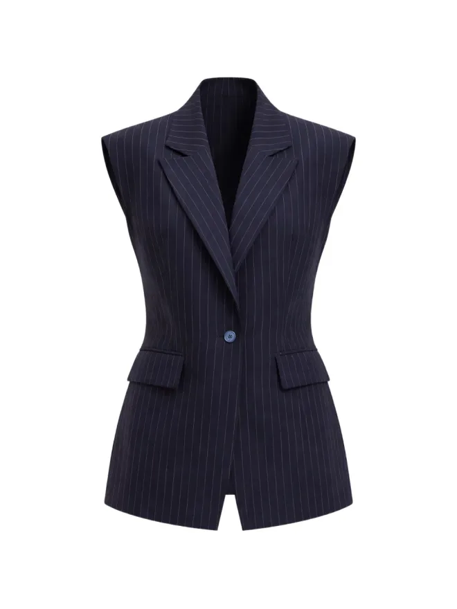 Cynthia Rowley Cynthia Rowley オーバーサイズ ダブルブレストジレの商品画像