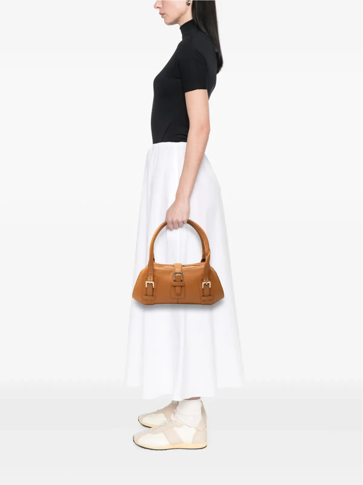 Loewe Pre-Owned Leather Senda handbag - Brown - 画像2