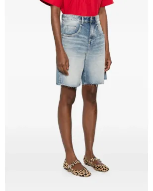 ICON DENIM ほつれデニムショーツ - サムネイル3