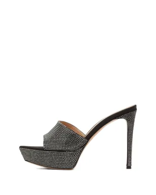 Gianvito Rossi ベティ ラインストーン装飾サンダル - サムネイル1