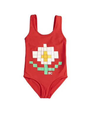Bobo Choses Pixel Daisy swimsuit - Red - サムネイル1
