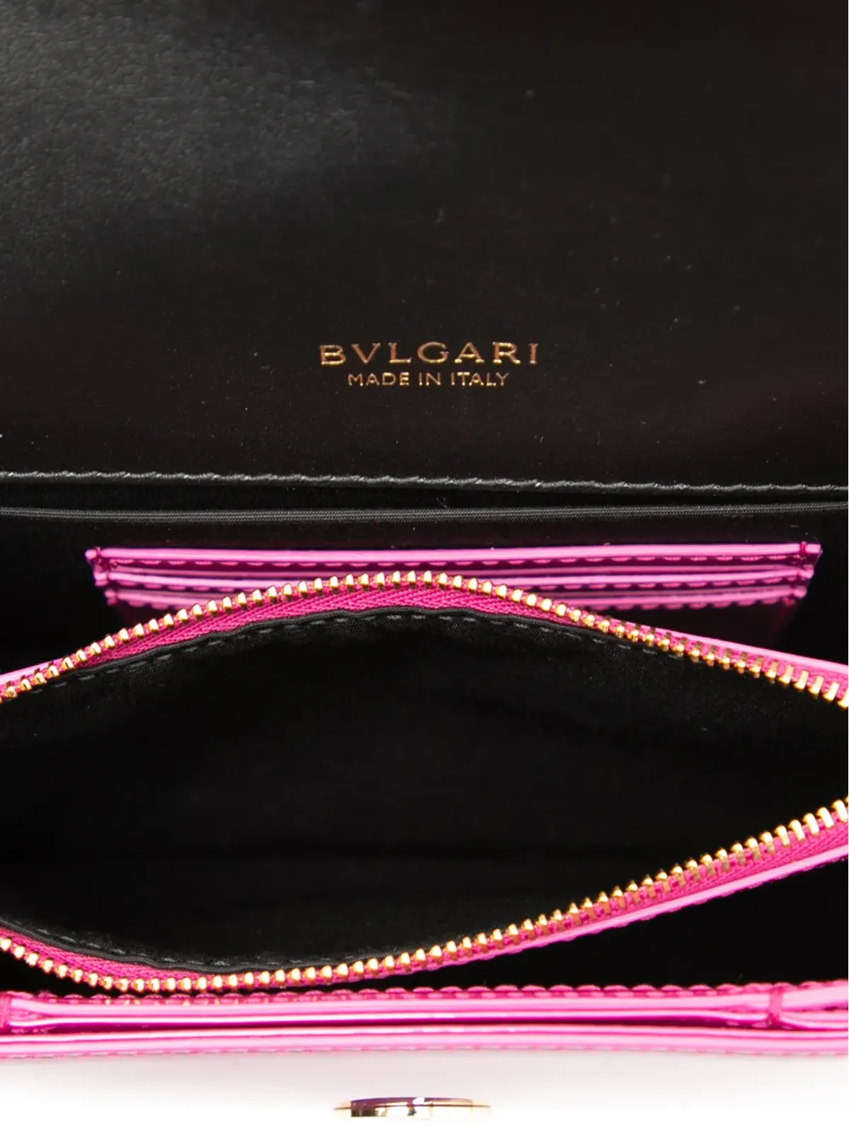 Bvlgari Pre-Owned 2000-2025 パテント Serpenti Forever クロスボディバッグ ピンク - 画像5