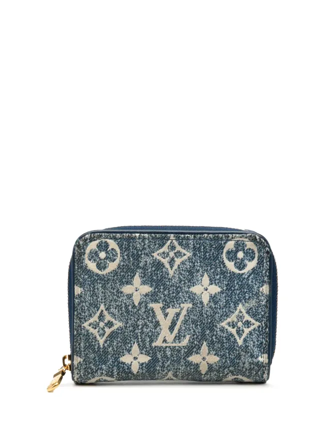 Louis Vuitton Pre-Owned Louis Vuitton Pre-Owned モノグラムジャカードデニム ジップ付きコインポーチの商品画像