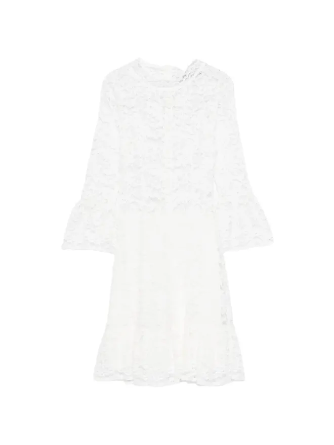 PNK PNK レースのフリルヘム ミディドレスの商品画像