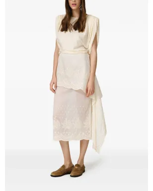 PNK 刺繍ディテール ミディスカート - サムネイル2