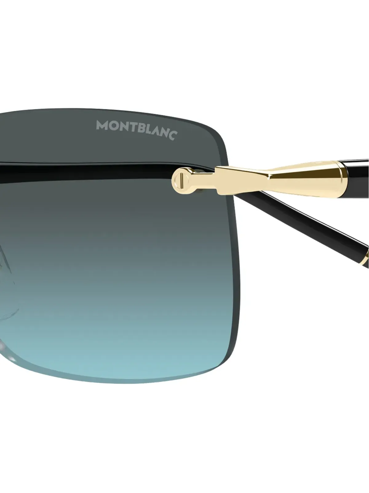 Montblanc スクエアフレーム サングラス - 画像2