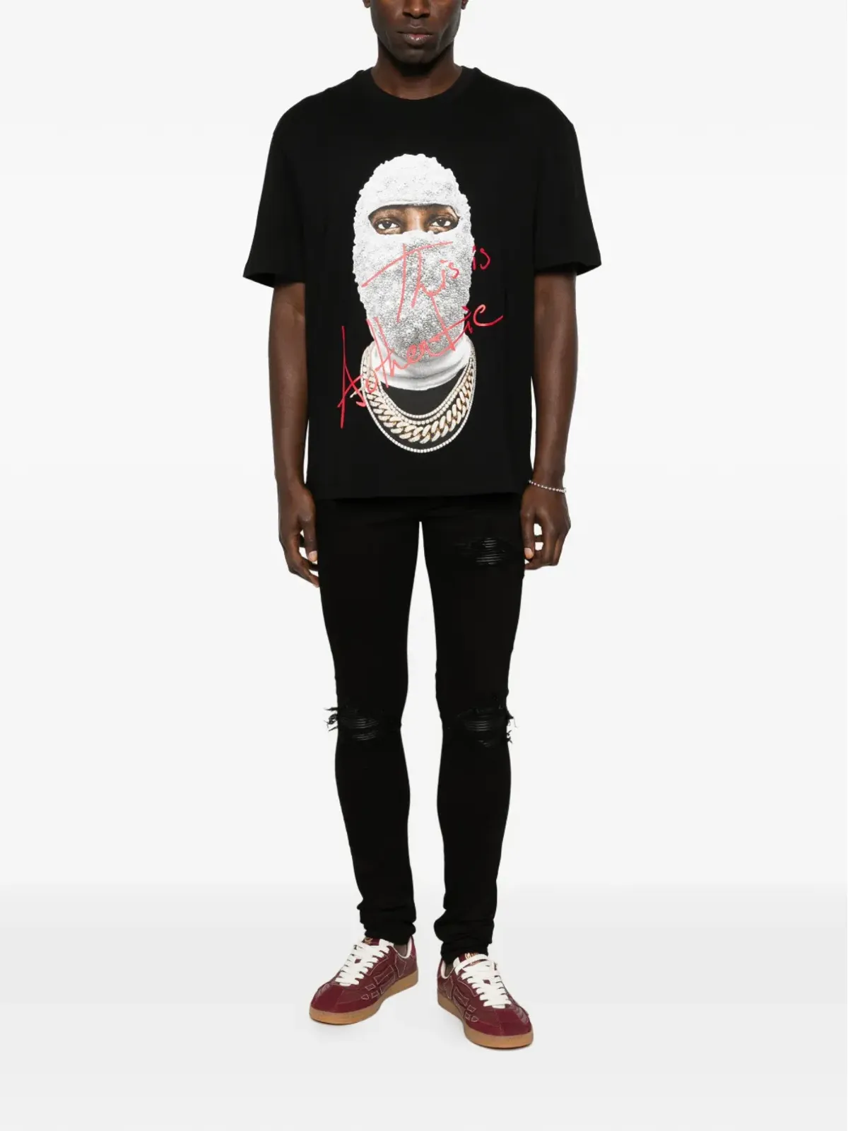 Ih Nom Uh Nit グラフィックTシャツ ブラック - 画像2