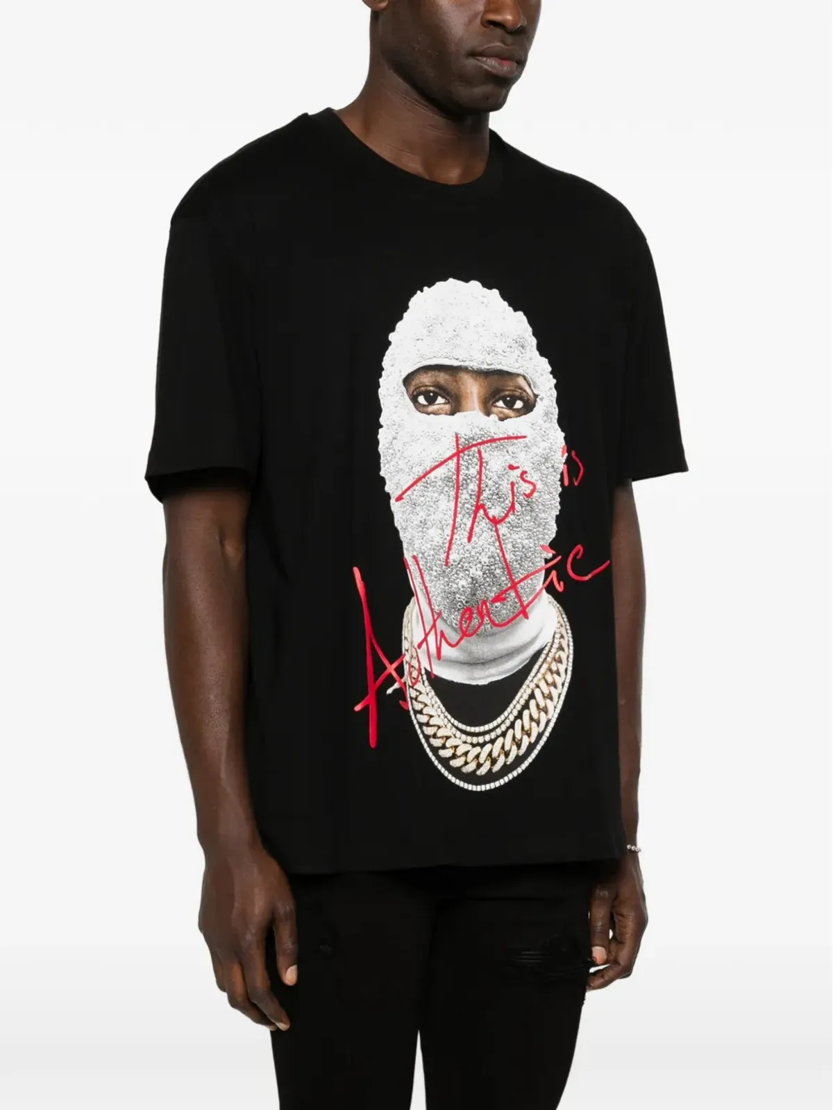 Ih Nom Uh Nit グラフィックTシャツ ブラック - 画像3