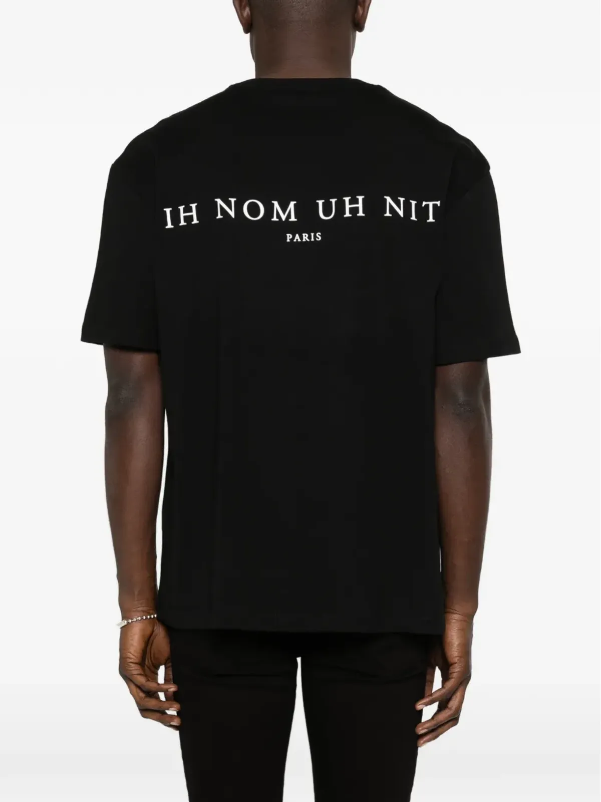 Ih Nom Uh Nit グラフィックTシャツ ブラック - 画像4