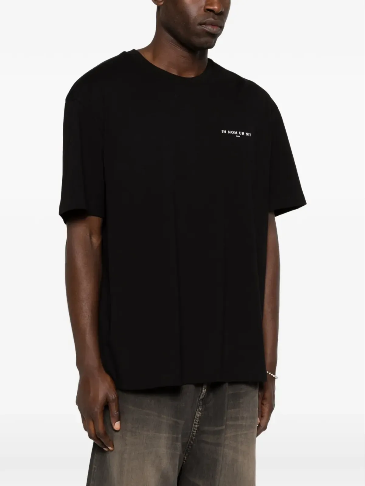 Ih Nom Uh Nit Authentic Back T-shirt - Black - 画像4