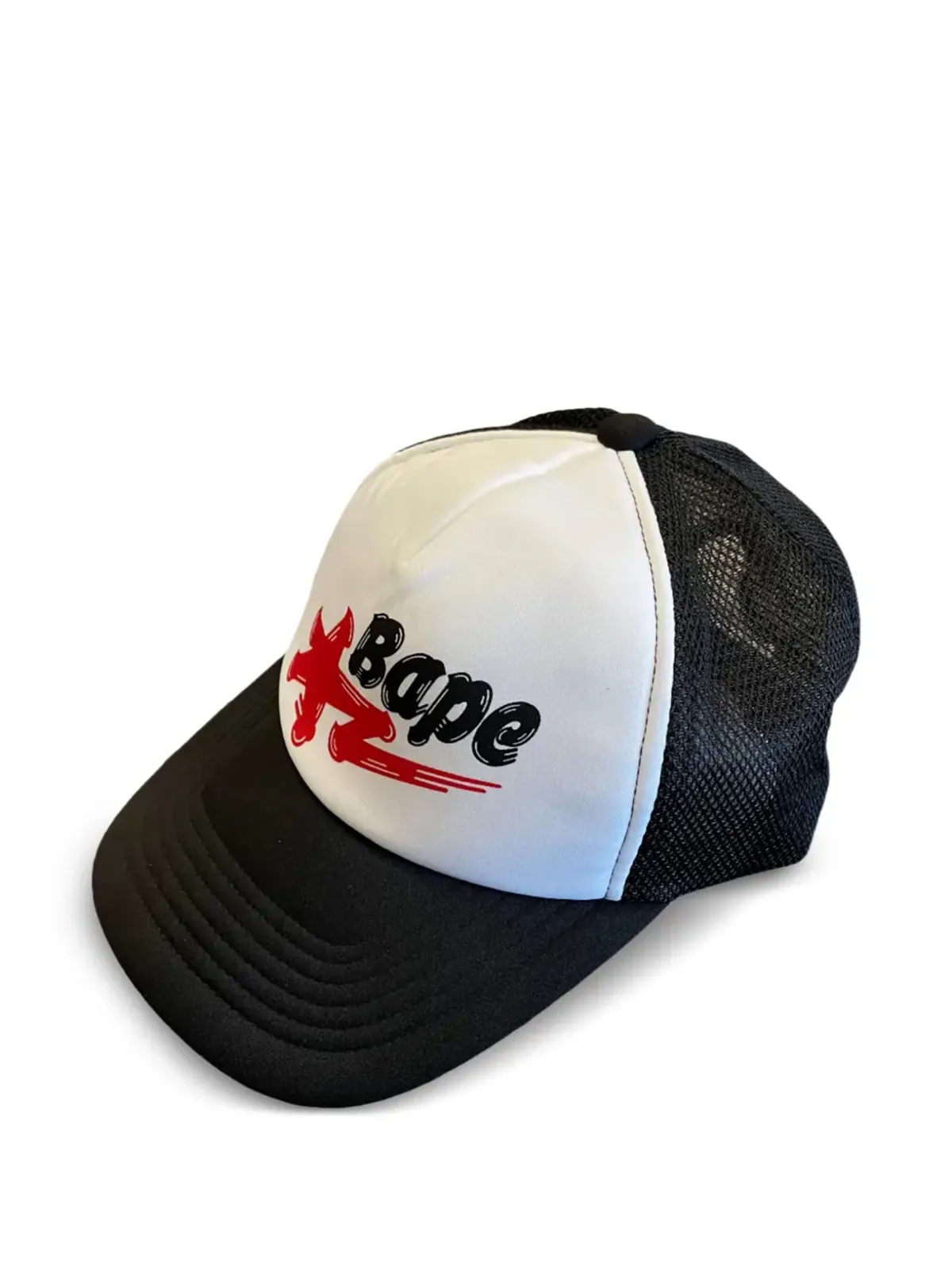 A BATHING APE® Star trucker cap - White - 画像2