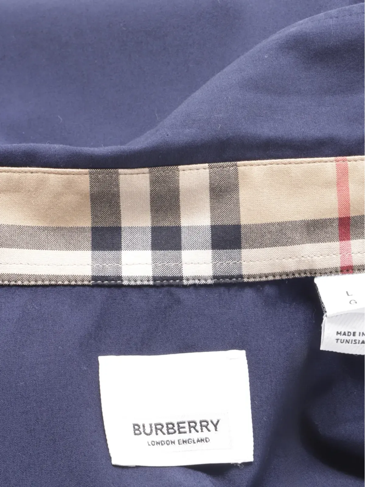 Burberry Pre-Owned ロゴ刺繍ボタンダウンシャツ ブルー - 画像4
