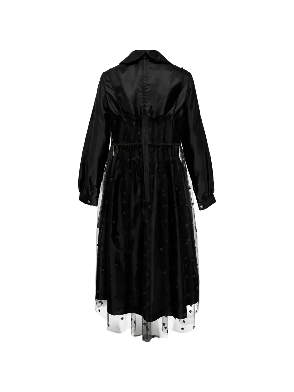 Comme Des Garçons Girl レイヤード風ドレスセット（2点セット） - ブラック - 画像2