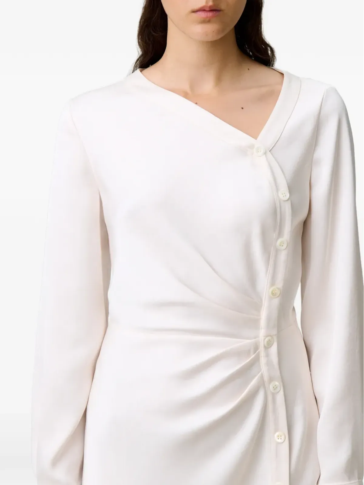Claudie Pierlot ボタンギャザー ドレス - 画像4