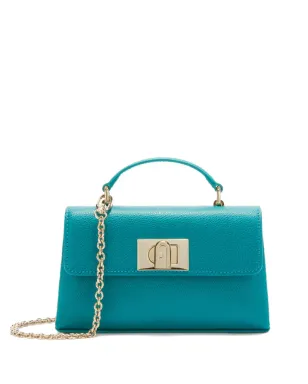 Furla グレインプリント ミニバッグ ブルー - サムネイル1
