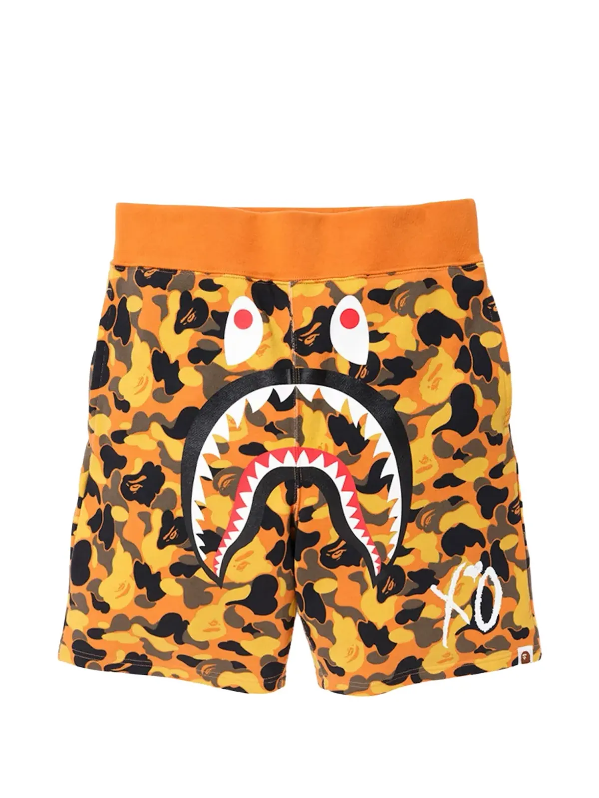 A BATHING APE® シャークプリント スウェットショーツ - 画像1