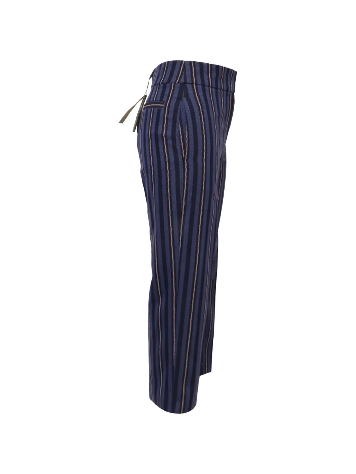 Burberry Pre-Owned ストライプ柄のクロップドパンツ - 画像3