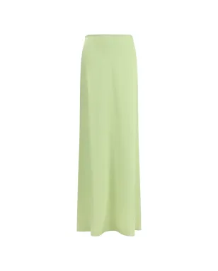 Kristina Ti straight maxi skirt - Green - サムネイル1