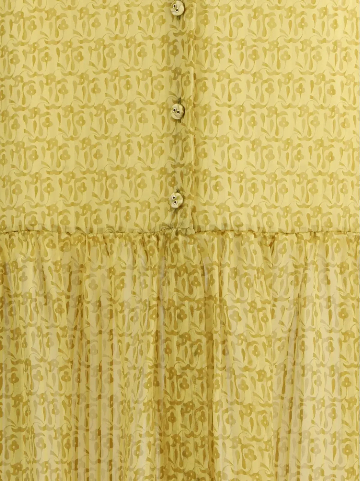 Kristina Ti レオニン マキシスカート - Yellow - 画像3
