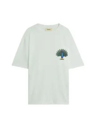 A Paper Kid 孔雀柄のTシャツ - サムネイル1