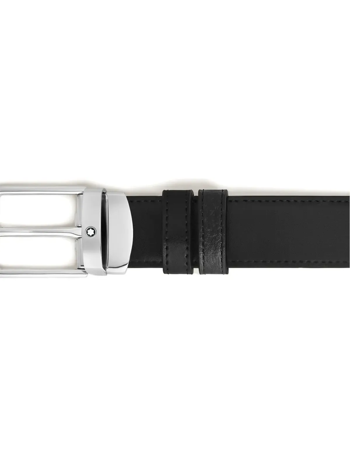 Montblanc 長方形バックルのリバーシブルベルト - 画像2