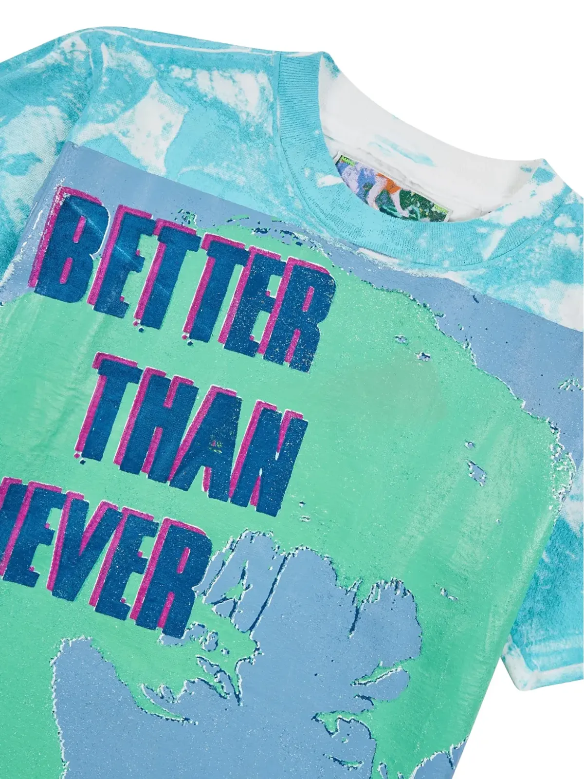 Better ネバーオールオーバー プリント Tシャツ - グリーン - 画像2