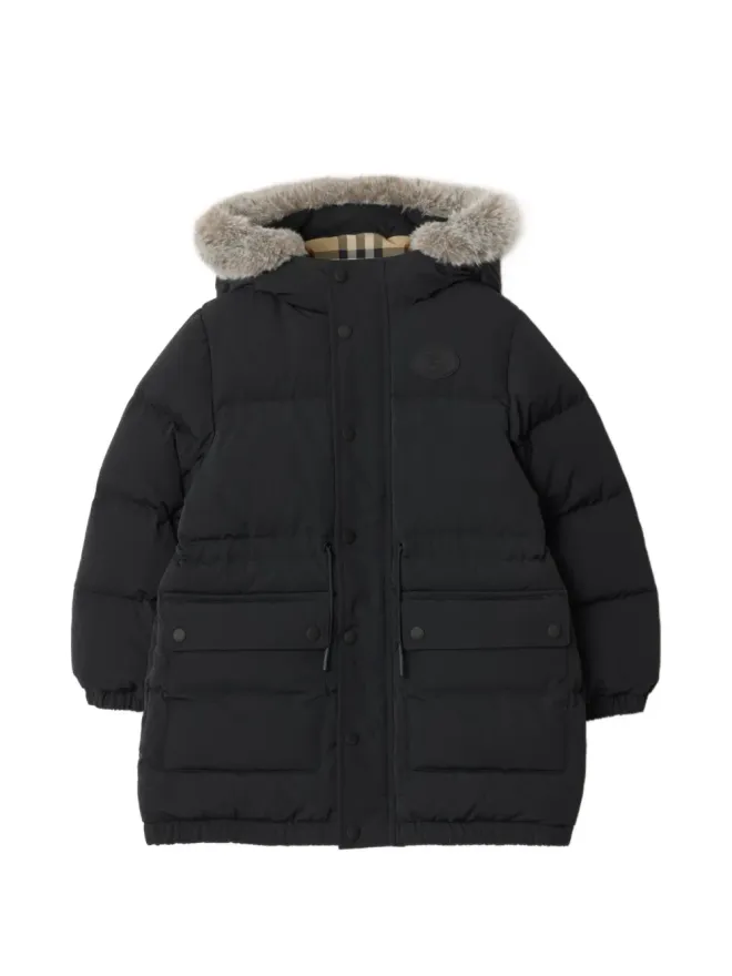 Burberry Kids Burberry Kids フード付きダウンコートの商品画像