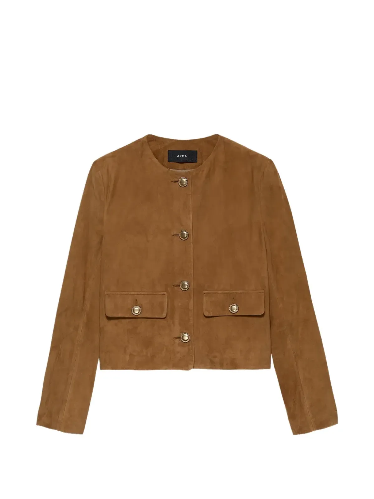 Arma Lorenne collarless jacket - 画像1