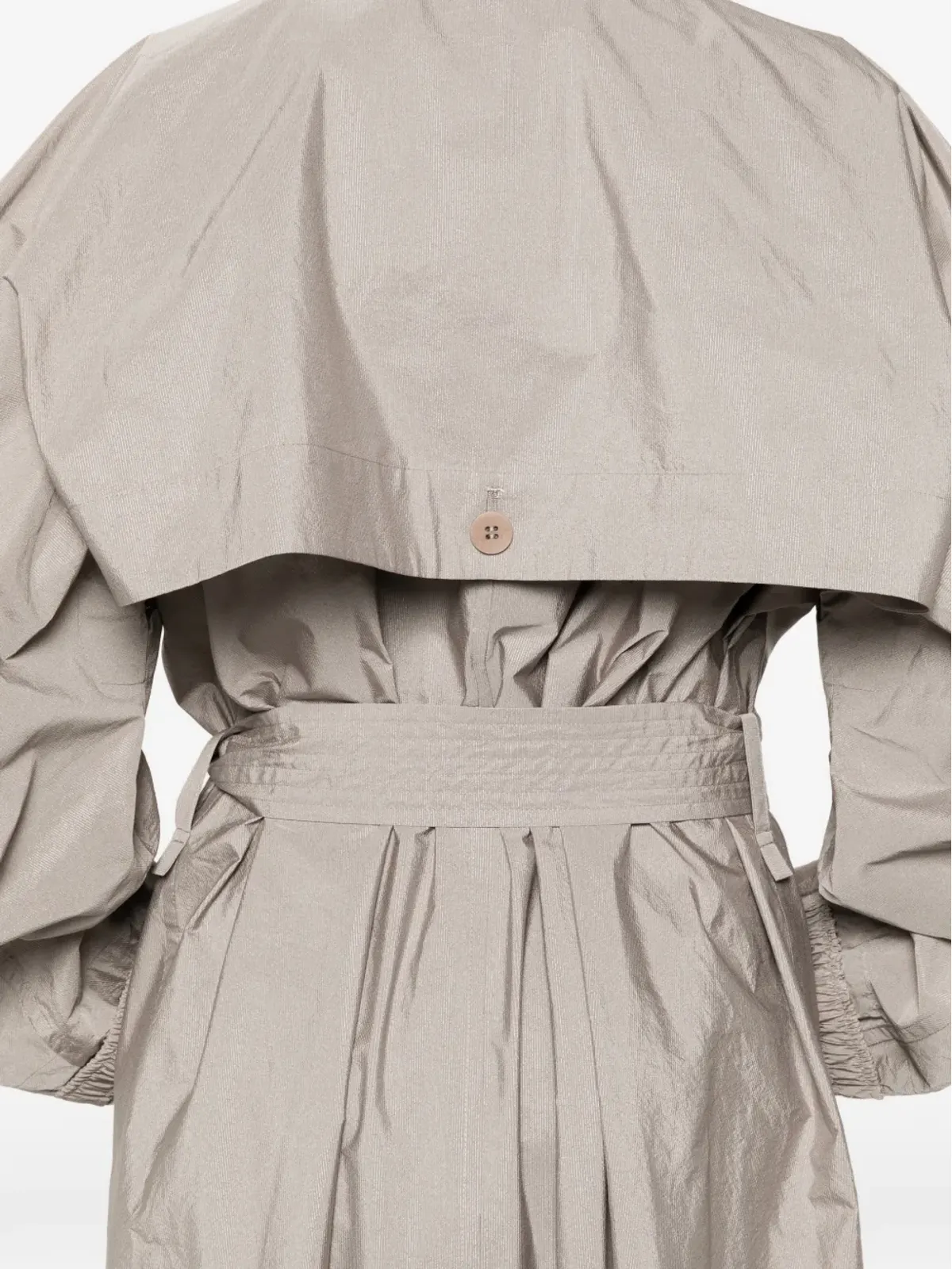 Issey Miyake ベルト付きコート - 画像5