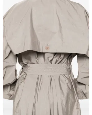 Issey Miyake ベルト付きコート - サムネイル5