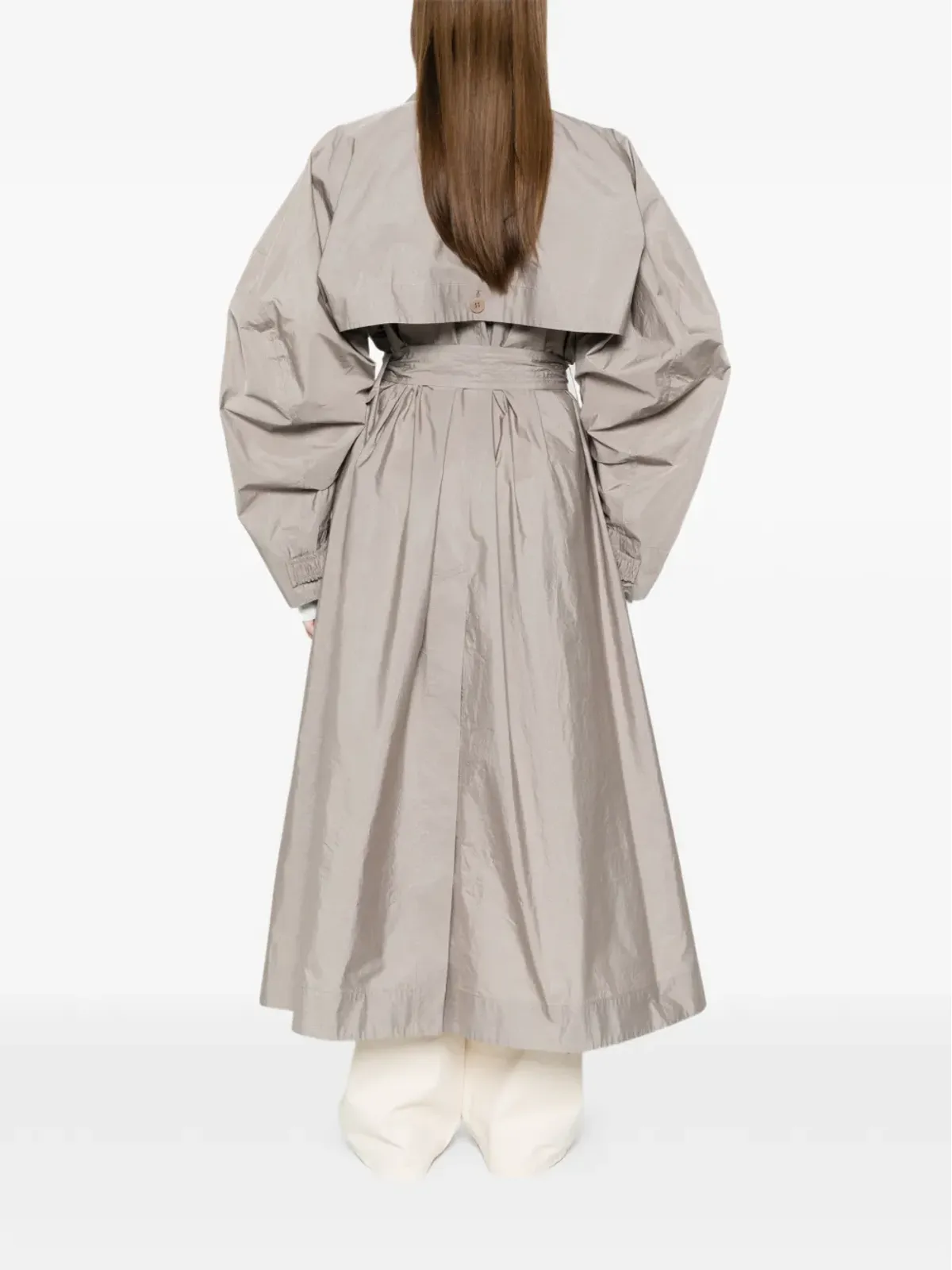 Issey Miyake ベルト付きコート - 画像4