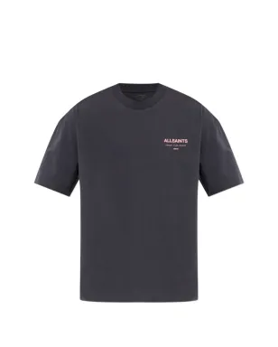AllSaints アンダーグラウンド コットンTシャツ ブラック - サムネイル1