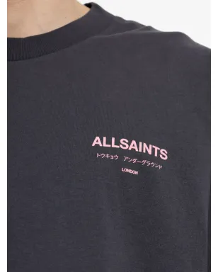 AllSaints アンダーグラウンド コットンTシャツ ブラック - サムネイル5