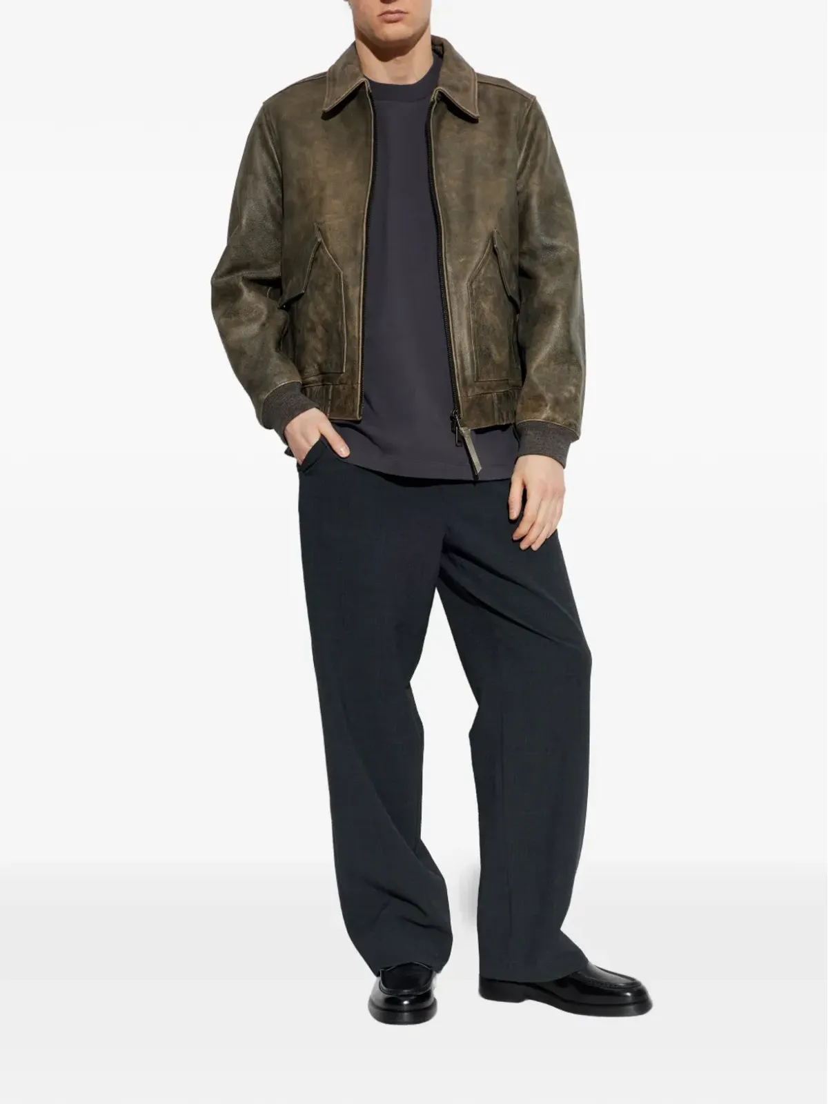 AllSaints アンダーグラウンド コットンTシャツ ブラック - 画像2
