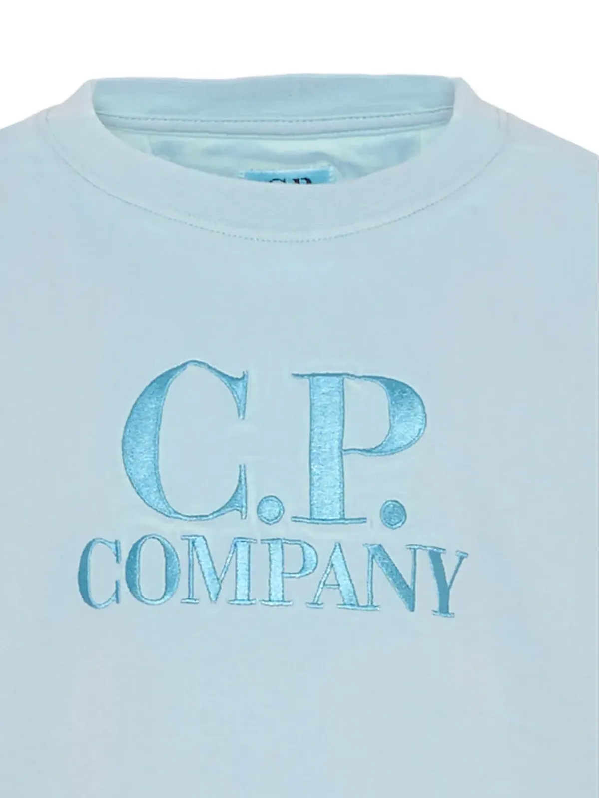 C.P. Company Kids embroidered short-sleeve T-shirt - Blue - 画像3
