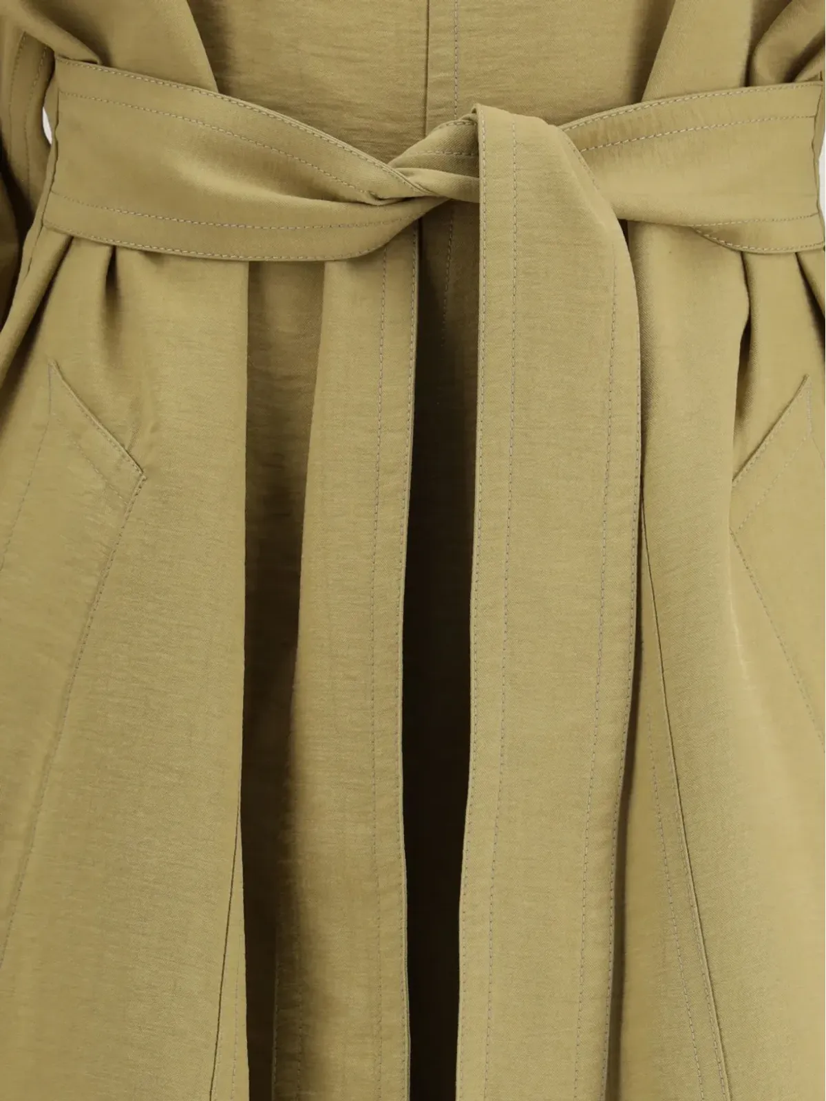 Petar Petrov belted trench coat dress - Green - 画像3
