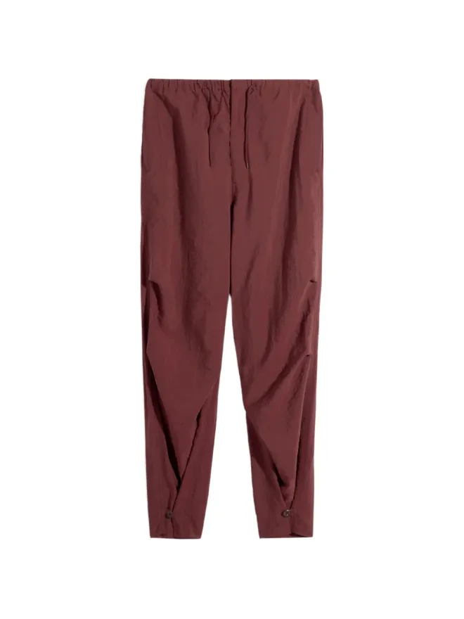 Lemaire LEMAIRE ステッチドプリーツ パラシュートパンツ - レッドの商品画像