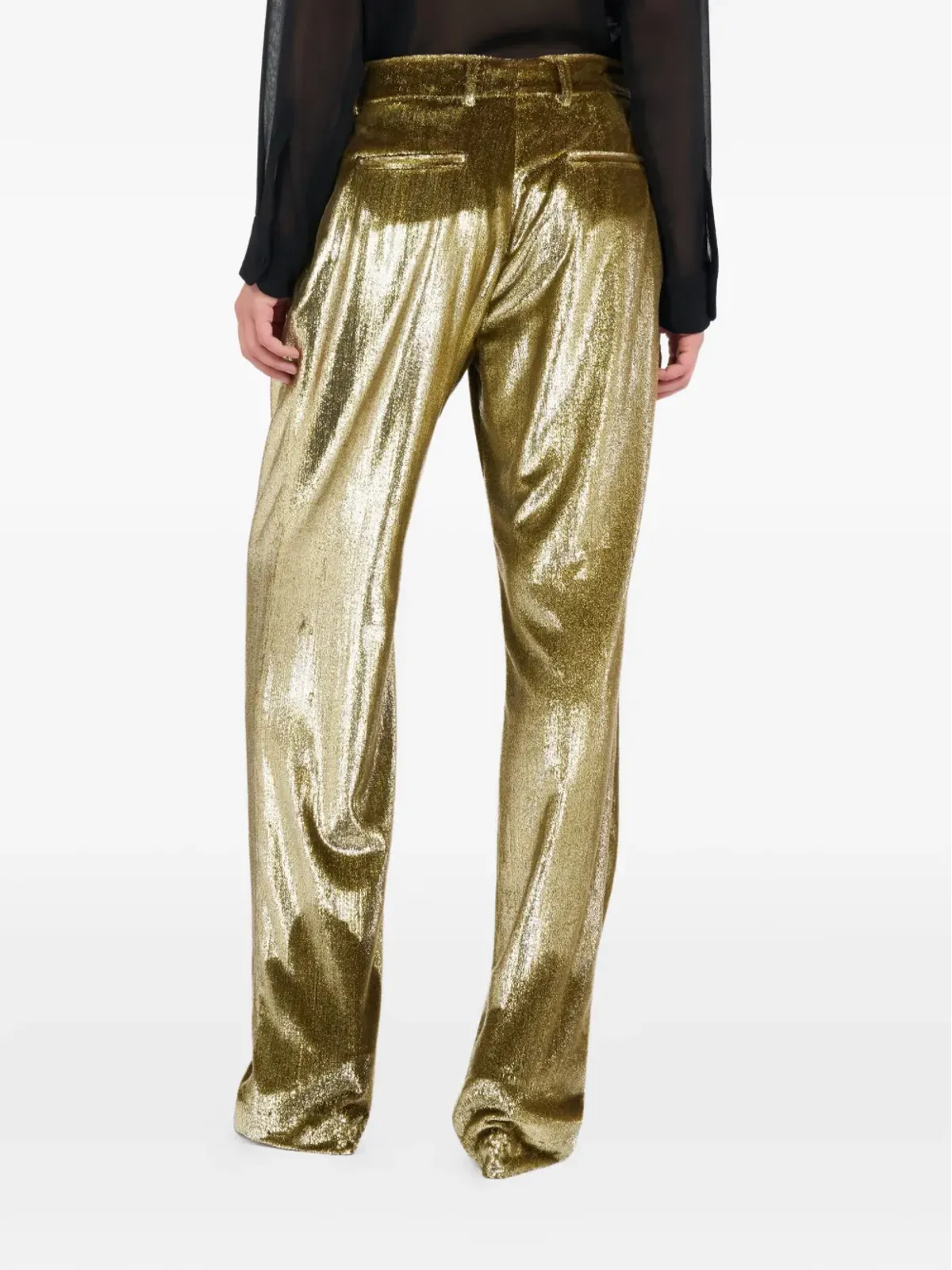 Roberto Cavalli メタリックパンツ - 画像4